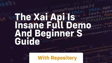the xai api is insane full demo and beginner s guide