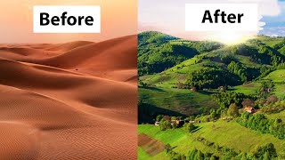 How Spain is Turning it's Desert into a Green Farmland Oasis - GREENING THE SPANISH DESERT PROJECT