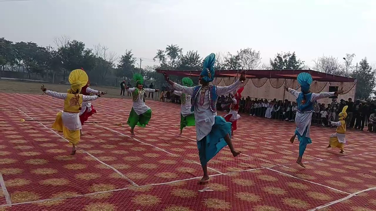 26 January 2026 bhangra performance at benra college dhuri  #bhangra 