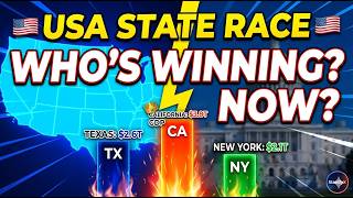 The Richest Us States 1790 - 2026 The Great Race