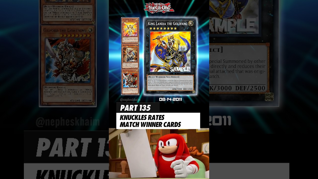 Part 135 | Match Winner Cards