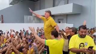 AO VIVO! BOLSONARO NOS BRAÇOS DO POVO EM SERGIPE E IMPRENSA PIRA