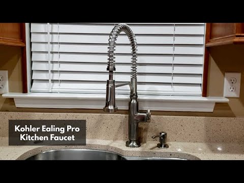 Kohler Ealing Pro Sous Commercial Pull Down Spring Kitchen Faucet