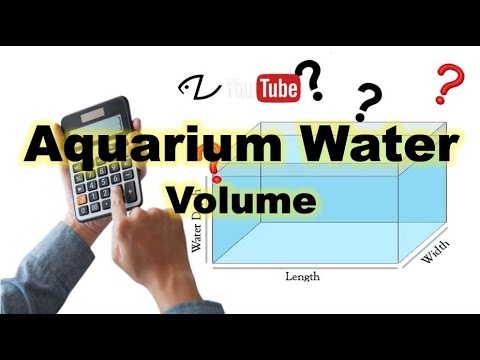 HOW TO CALCULATE THE VOLUME OF AQUARIUM ?