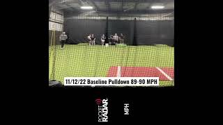 11/12/2022: Baseline Pulldown 89-90 MPH