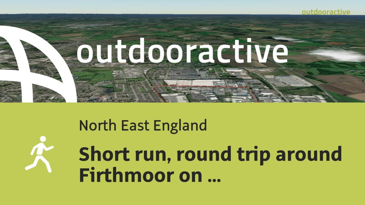 Flyover video: Short run, round trip around Firthmoor on January 1, 2026