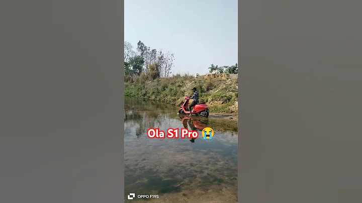 Ola S1 Pro water test #shortvideo #evscooter #automobile #trending #viralvideo #olaelectric #ola
