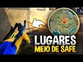 4 LUGARES SECRETOS MEIO DE SAFE MESTRE RÁPIDO!