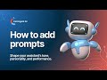 How to Add Prompts | Call Agent Ai