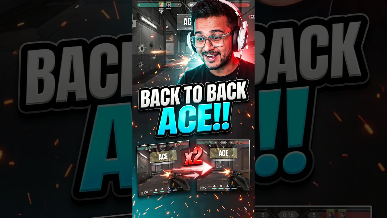 Back To Back ACE 😳🔥 Bhai Main Kya Bolun | Valorant India #valorant #ace #valorantclips #viral