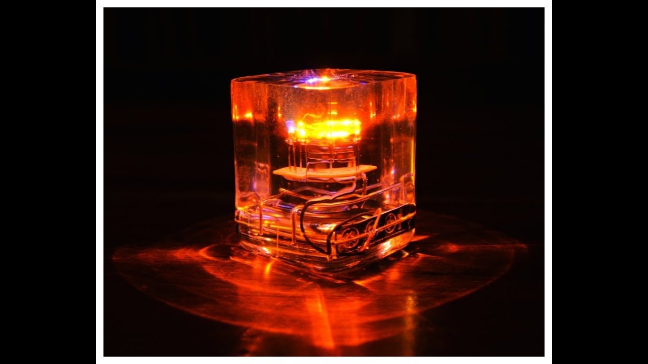 LED Resin Cube YouTube