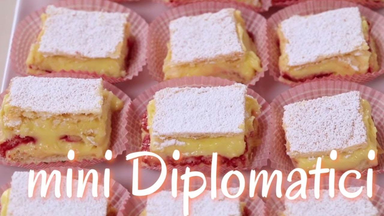 Мини-дипломатические торты — простой рецепт — домашнее приготовление от Benedetta