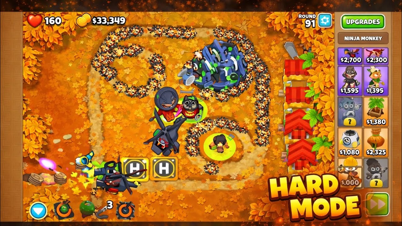 BTD6 Mobile Game Mondays !! Hard mode -In The Loop 