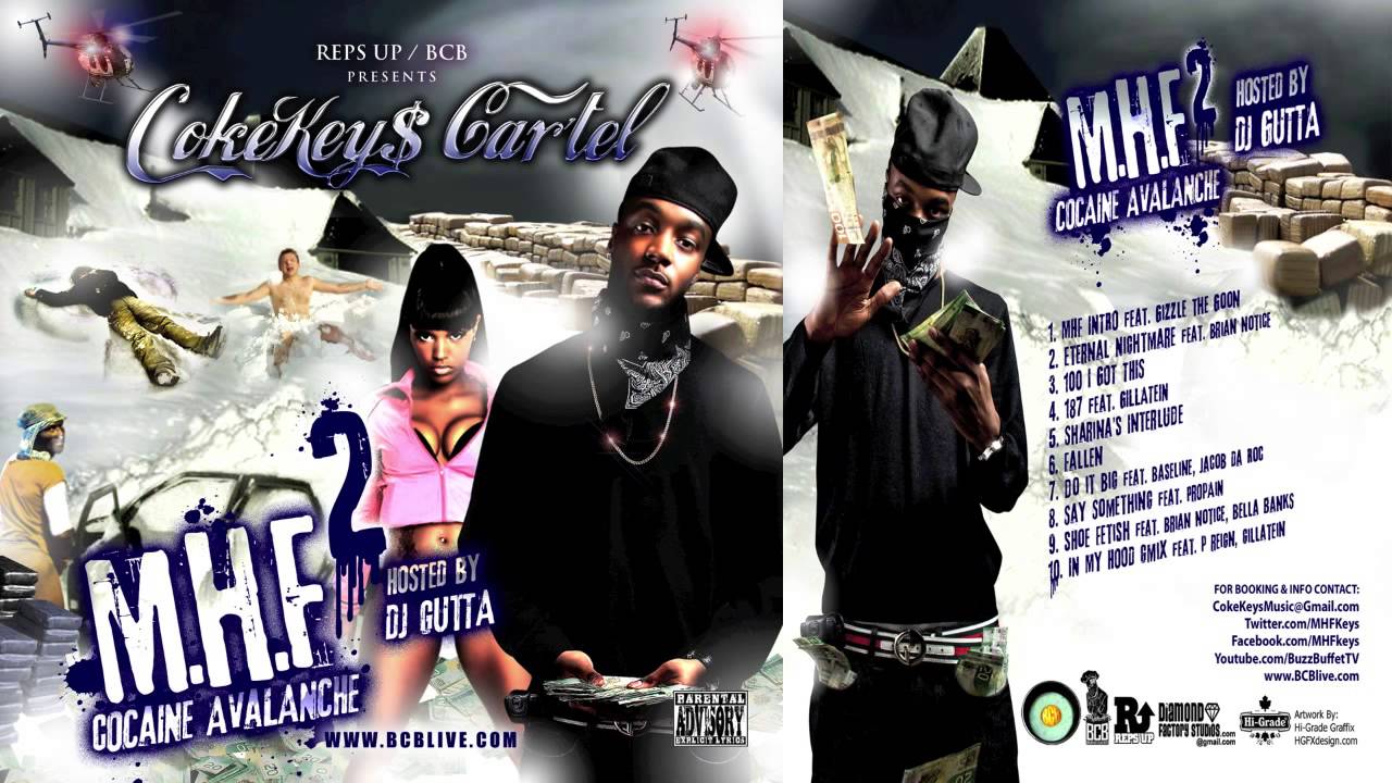 4. Cokekey$ Car'tel - 187 feat. Gillatein [MHF2 Cocaine Avalanche]