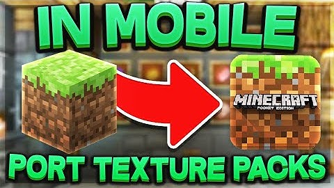 HOW TO PORT Any PvP texture From Minecraft Java To Bedrock on Android! [2022]