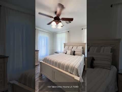 104 TALBOT DRIVE, Houma, LA home video tour