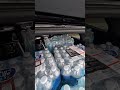 Someone was stocking up for the apocalypse #life #water #pov #walmart #driving #driver