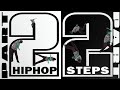 22 HIP-HOP STEPS WITH NAMES part2 ヒップホップダンス 基本ステップまとめ 22種類