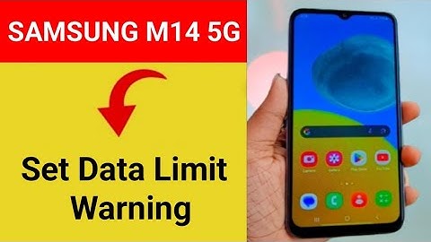 how to set data limit warning,samsung Galaxy M14 5G me data limit kaise set karen