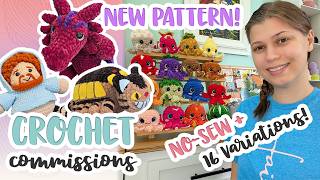 My Newest Pattern is Released! Octavia the Mini Octopus🐙✨ Crochet Commissions from the Month of July