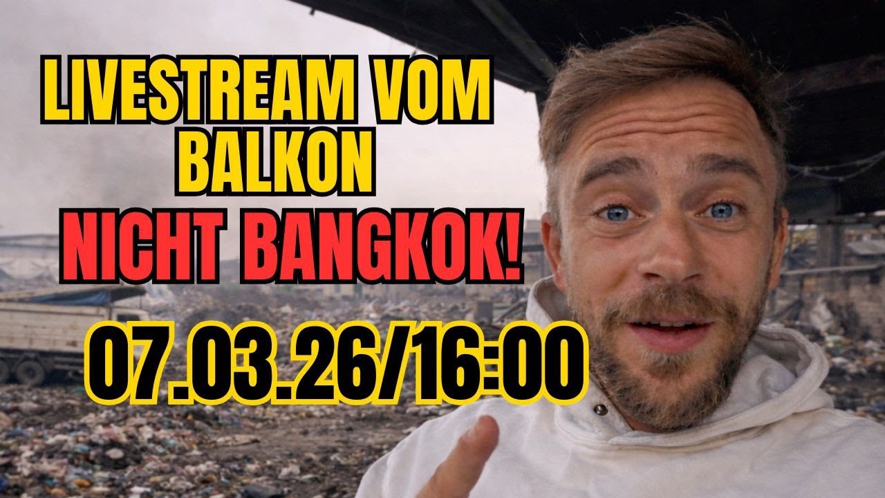 LIVESTREAM VOM BALKON AUS ASIEN