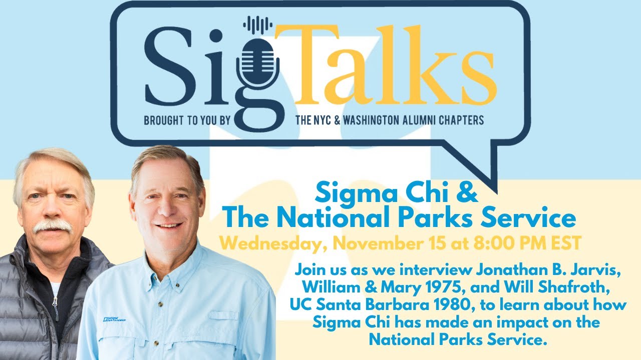 Image for SigTalks: Sigma Chi & The National Parks webinar