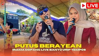 Download Lagu Evi Kembali Berkolaborasi Bareng Irama Dopang Bawakan Lagu Putus Berayean - Live Tempos Banyu Urip MP3