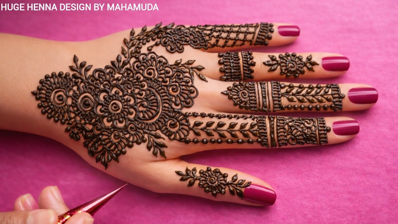 Eid Mehndi Design || Beautiful Mehndi Design || Aesthetic Mehndi Design || Gorgeous Mehedi Design 