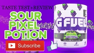 Gfuels New Sour Pixel Potion Taste Test Review Twitch Inspired