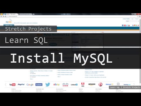 Learn SQL - 2 Install MySQL