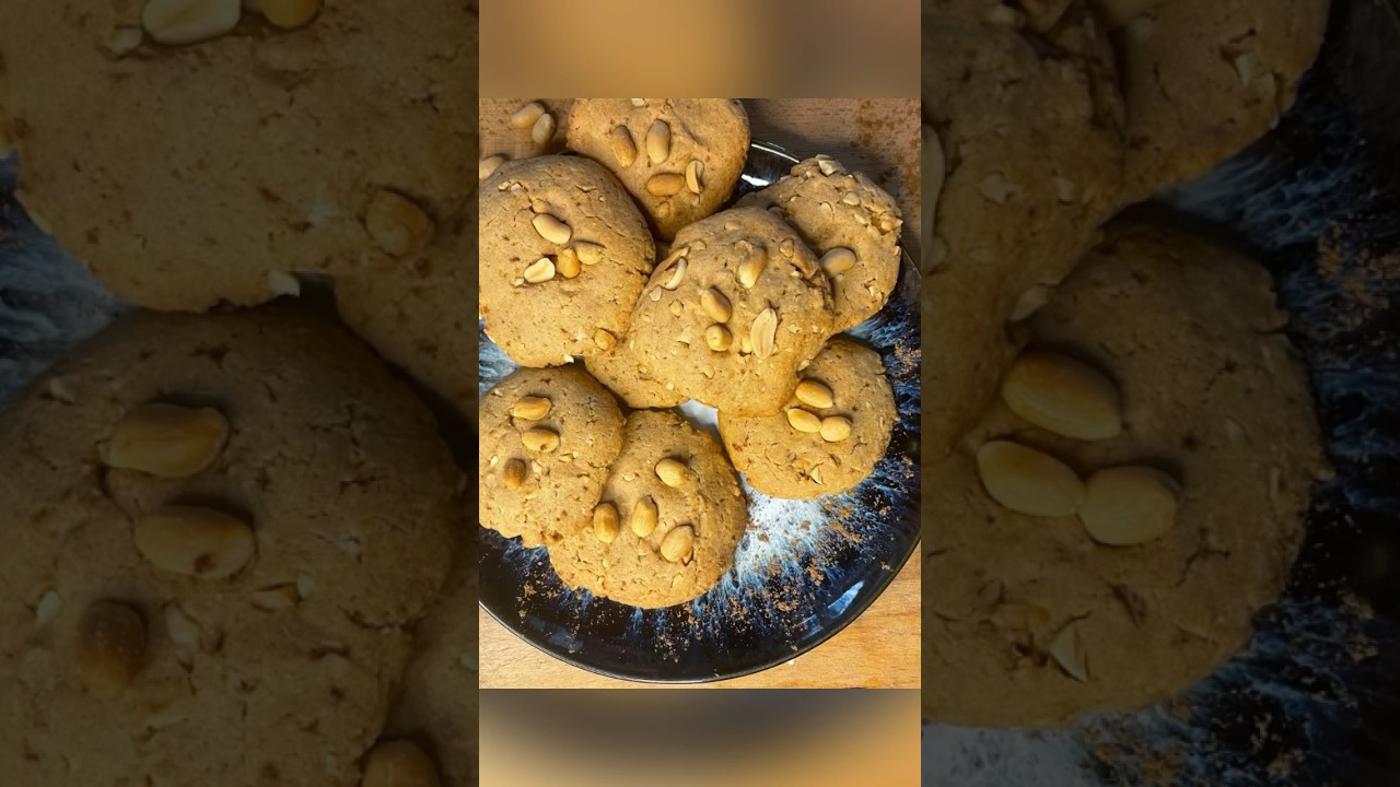 Leckere, schnelle Erdnussplätzchen! #shorts #yotubeshorts #easyrecipe ...
