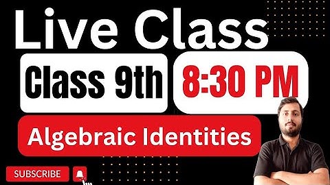 Algebraic Identities - Concepts & Examples (Part 1) Polynomials | Class 9 Maths Chapter 2