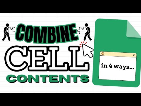 Google Sheets: Combine Cell Contents in 4 ways (JOIN,CONCAT)