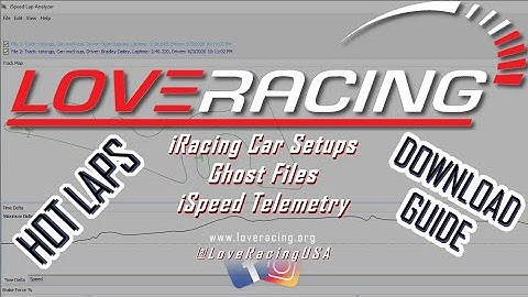 How to use iRacing Setup (.sto), Ghost (.blap, .olap) and iSpeed telemetry files