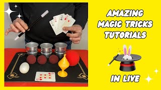 Professional Magic Tricks Revealed in Live 🎩🪄 #magic #tricks #magictricksvideos #tutorial