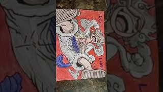 Luffy Gear 5 coloring page