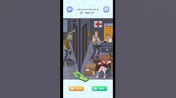 Annoying Brain Puzzle - Level 8 - Help Survivors with Defense.