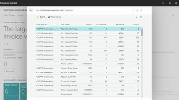How to Get Table Information in Business Central 2020 Wave 1