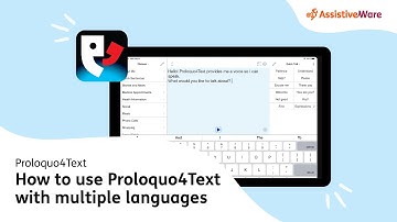 How to use Proloquo4Text with multiple languages