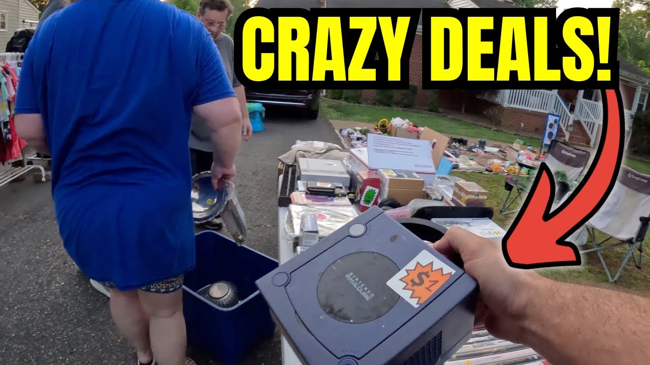 Garage Sale Jackpot – Prices Were UNREAL! - YouTube