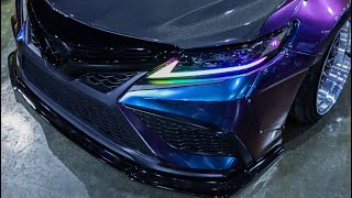 COLOR CHANGING HEADLIGHTS !? Invoke Concepts RGB Lexus Style Headlights on 20182024 Camry