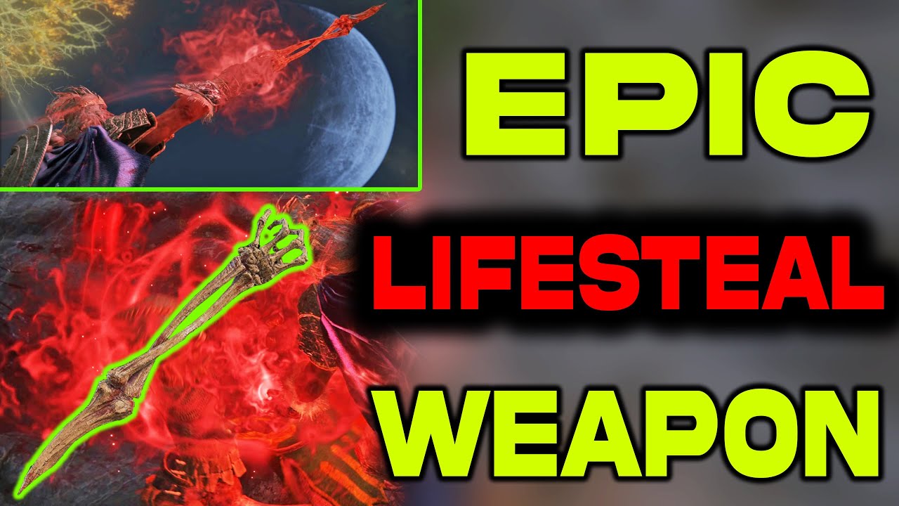 This Weapon is Just AMAZING! Lifesteal Weapon in Elden Ring! How to Get