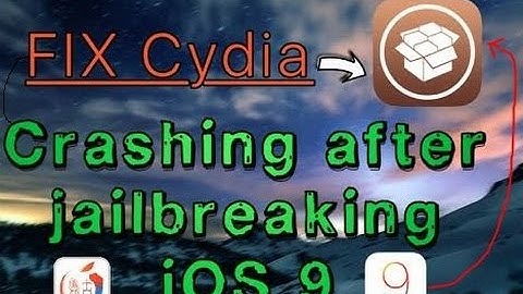 How to Fix Cydia crashed after jailbreaking iOS 9.3.3-9.2 for iphone, iPad, and iPod touch