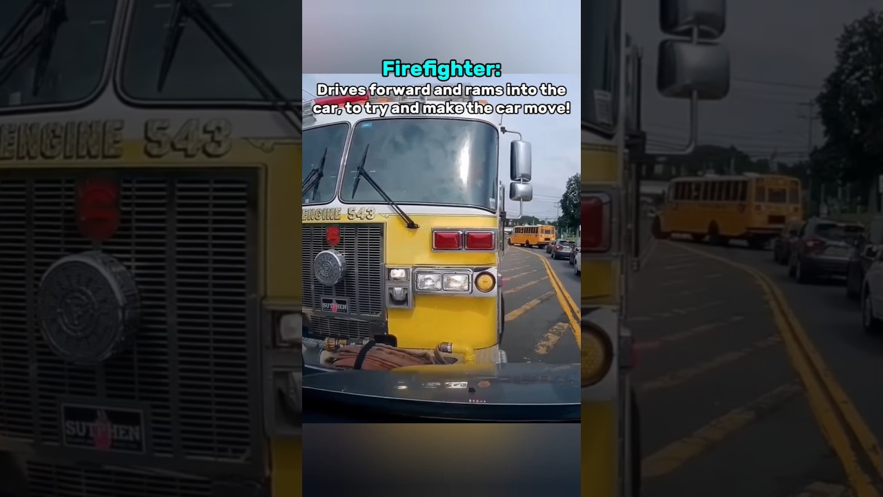 Blocking A Fire Truck Goes Wrong!