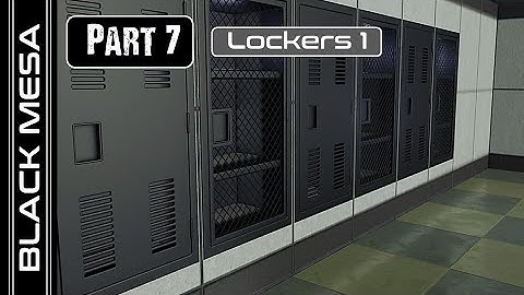 BLENDER: BLACK MESA LOCKER ROOM (PART 7): LOCKERS 1