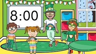 St. Patrick's Day Classroom 8 Minute Countdown + 2 Minute Clean Up Timer