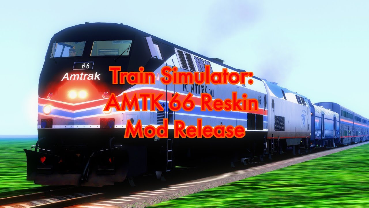 4K Train Simulator: AMTK 66 Reskin Mod Release