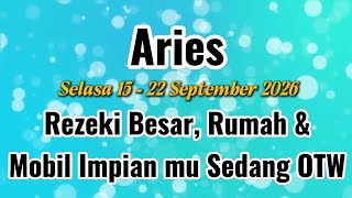 Ramalan Zodiak Aries Hari Ini‼️Rezeki Besar, Rumah & Mobil Impianmu Sedang Otw 