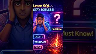 90% Freshers FAIL This SQL Question — DELETE vs TRUNCATE vs DROP