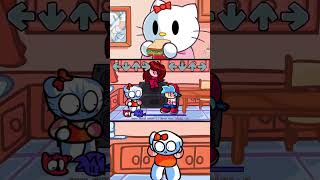 FNF Poor Kitty Hell on Kitty Mod Mobile Gameplay #shorts